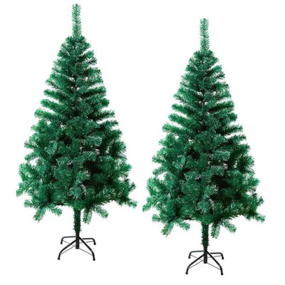 2x1 Árbol Navideño Frondoso Realista 150cm